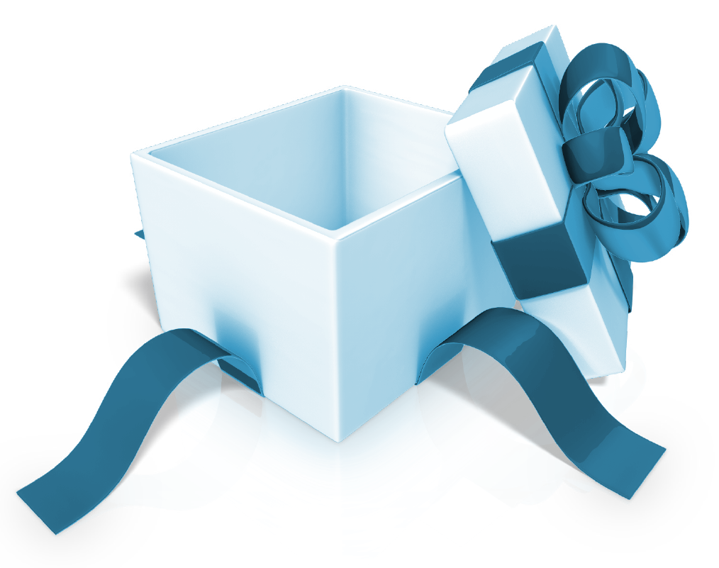 Gas giveaway gift box